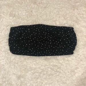 American Eagle Black and White Polka Dot Tube Top